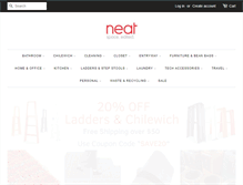 Tablet Screenshot of neatspace.ca
